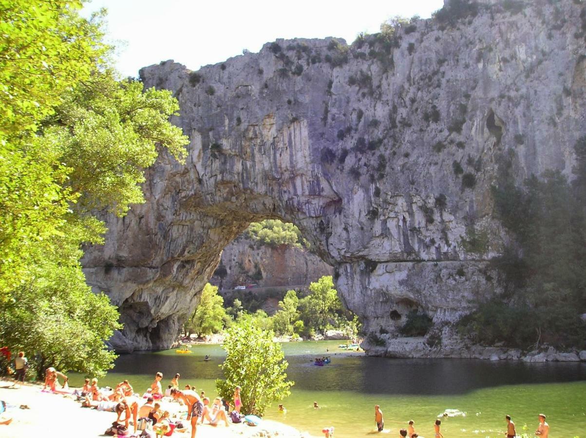 La Cigale - Pte Des Gorges - Piscine Privee Chauffee Villa Vallon-Pont-dʼArc Dış mekan fotoğraf