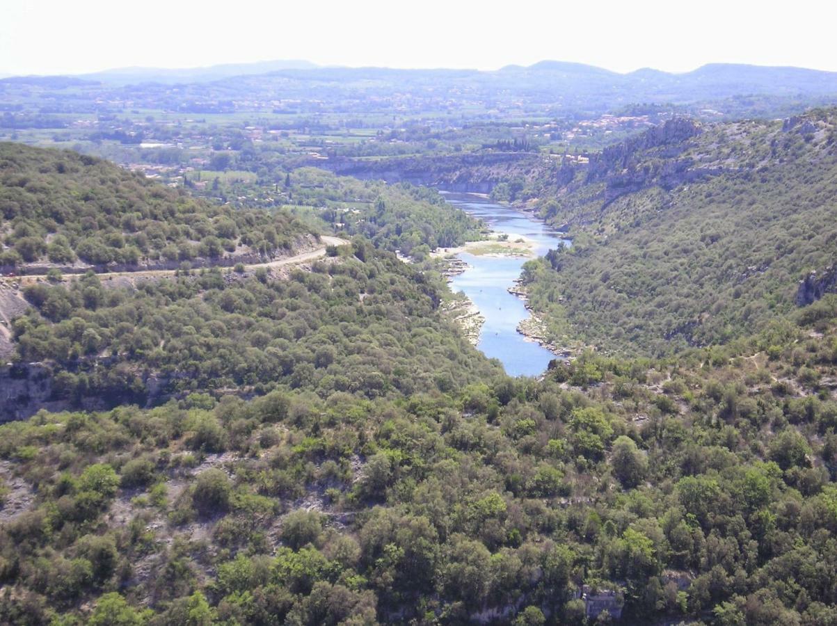 La Cigale - Pte Des Gorges - Piscine Privee Chauffee Villa Vallon-Pont-dʼArc Dış mekan fotoğraf