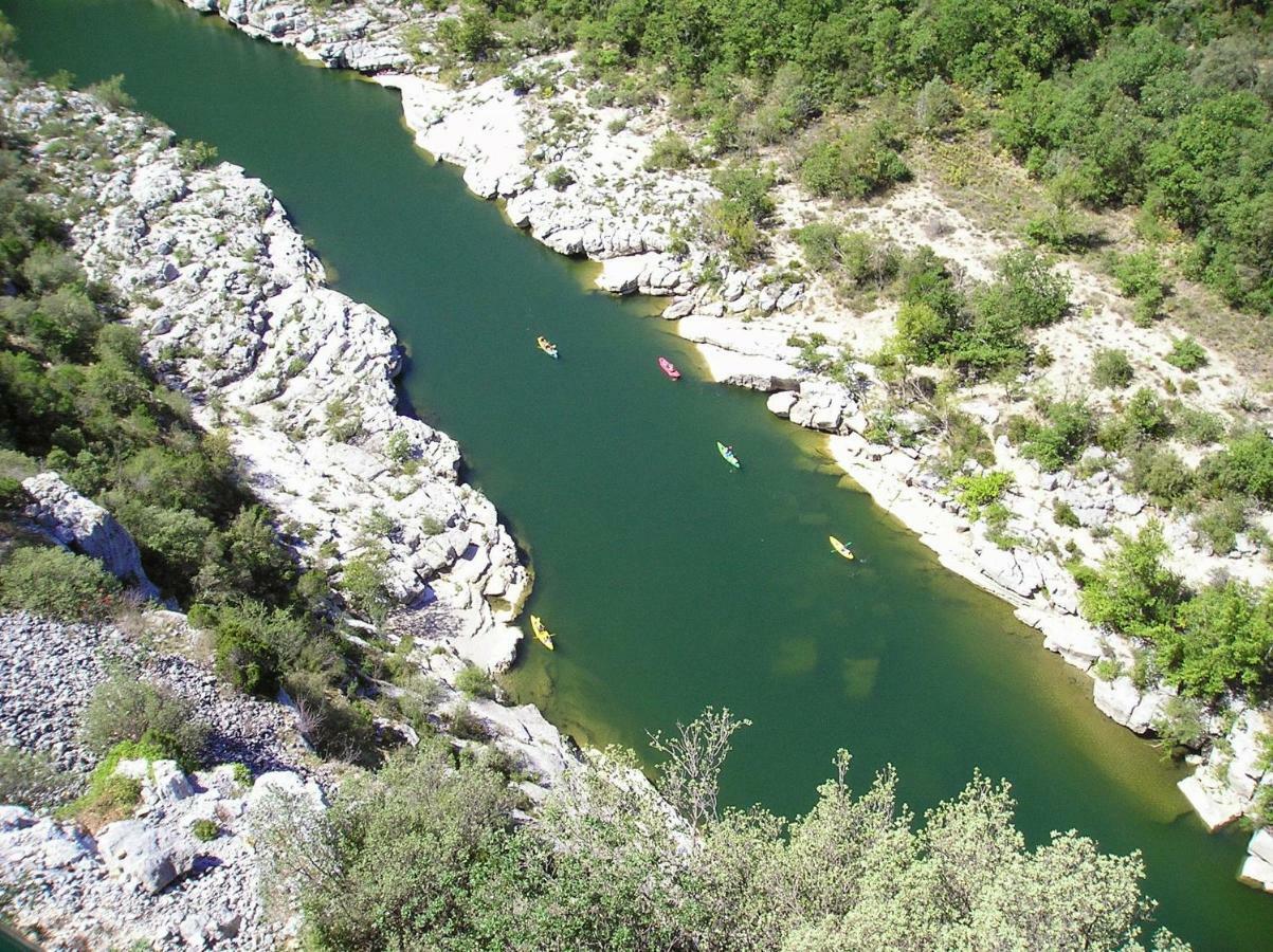 La Cigale - Pte Des Gorges - Piscine Privee Chauffee Villa Vallon-Pont-dʼArc Dış mekan fotoğraf